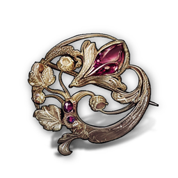Crimson Brooch